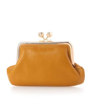 UNBILLION perche フラグメントケース付きアンティーク調ガマグチS マスタード