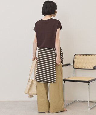 AMERICAN HOLIC フレンチスリーブニットプルオーバー Brown