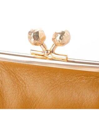 UNBILLION perche フラグメントケース付きアンティーク調ガマグチS マスタード