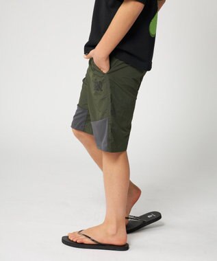 OP／FILA 【SEVEN2】異素材切替ナイロンパンツ