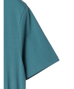 earth music&ecology プレーティング天竺Ａラインワンピース Green