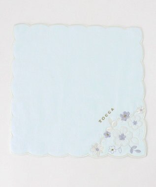 TOCCA 【TOWEL COLLECTION】CLEMATIS TOWELCHIEF タオルハンカチ スカイブルー系