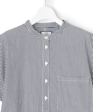 J.PRESS YORK STREET 【WOMEN】ドルマンシャツ ワンピース ブラック系1