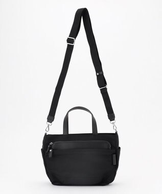 Y'SACCS ポリエステルツイル 2WAYトートバッグ ブラック