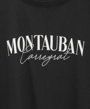 Green Parks キレイ目ロゴ長袖Ｔシャツ Black