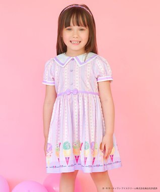 【any FAM×サーティワン アイスクリーム】ストライプ ワンピース