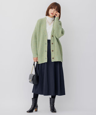 23区 【CLASSY.1月号掲載】スムージーコットン シアー ニット ホワイト系