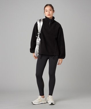 Chacott Chacott BALANCE ボアハーフジップジャケット ブラック