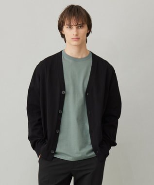 UNFILO MENS スゴ機能美 ニット カーディガン ブラック