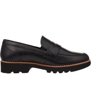 ASICS WALKING ペダラ ソフトラギッド レディース 3E 3.0cmヒール ブラック系