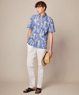 JOSEPH ABBOUD 【ナチュラルな風合い】ラフィアメランジハット アイボリー系