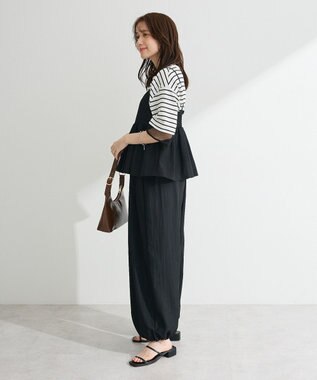 Green Parks 【適ON】遮熱チュールドッキングプルオーバー Border