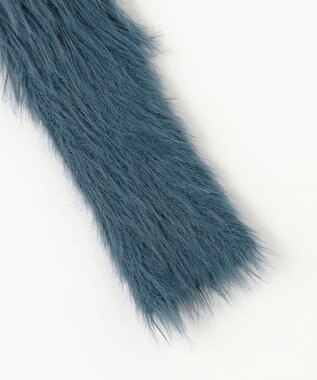 NAVE 【ReNAVE・洗える】メルティーシャギーニット プルオーバー ブルー系