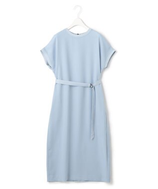 ICB 【接触冷感・UVケア・速乾・洗える】FluidBackSatin ワンピース ライトブルー系