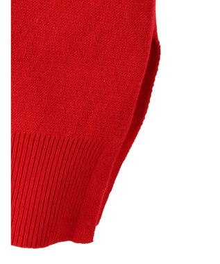 CRAFT STANDARD BOUTIQUE ＶネックＢＩＧシルエットカーディガン Red