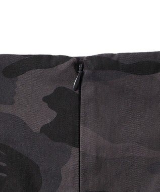 WEGO カモフラージュタイトミニスカート ブラックその他