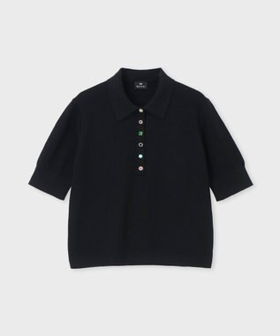 Paul Smith ラッキーチャームボタン ニットポロシャツ