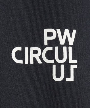 PW CIRCULUS 【UVカット / 吸水速乾 / 伸縮性抜群】【WOMEN】ウエスト切り替えモック T ブラック系