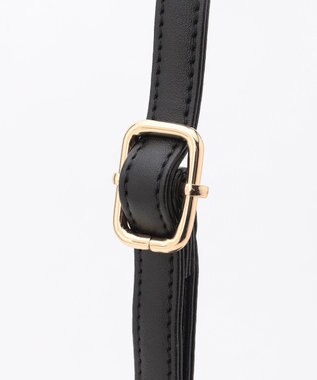 ANY SIS 【2WAY】コンビフラップ バッグ ブラックスエード