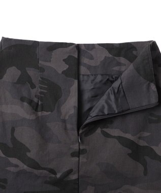 WEGO カモフラージュタイトミニスカート ブラックその他