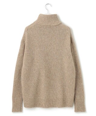23区 【洗える】ブークレ タートルネック ニット ベージュ系