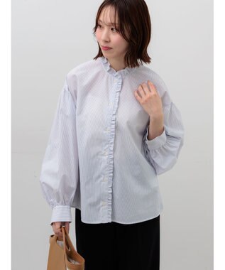 Te chichi パターンアソートスタンドフリルブラウス