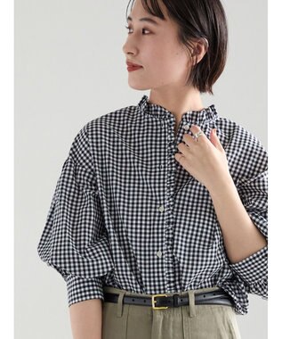 Te chichi パターンアソートスタンドフリルブラウス