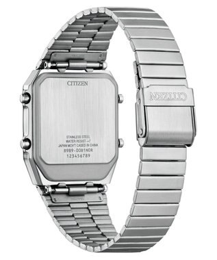 CITIZEN 【PLAYGROUND Edition 特定店限定モデル】アナデジテンプ 数量限定 JG2170-59Y シルバー