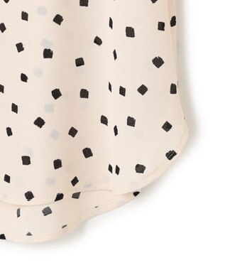 TOCCA PROMISE RIBBON ROSETTE ドット柄ブラウス アイボリー系5