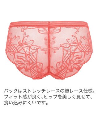 BRADELIS New York 【BRADELIS New York】ウェンディスタイルパンティ25S1 オレンジ