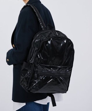 LeSportsac ROUTE BACKPACK/ブラックシャイン ブラックシャイン