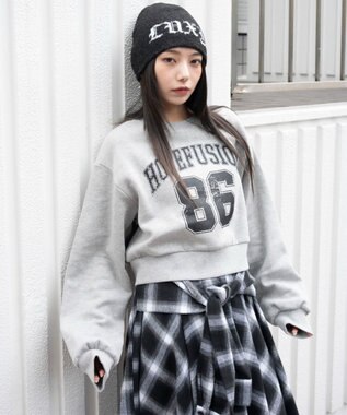 裏起毛グラフィックスウェット