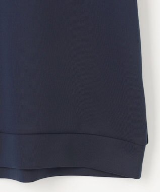 23区GOLF 【WOMEN】【吸水速乾・UVケア】袖ライン モックネックシャツ ネイビー系