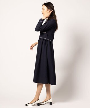 TOCCA 【洗える】ROSY FUTURE ニットジャケット ネイビー