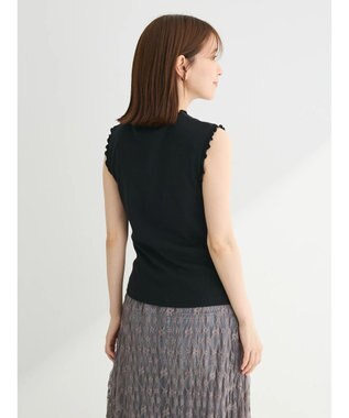 Green Parks ・Ｐｅｔｉｔ　Ｆｌｅｕｒ　メローｓｔリブタンクトップ Black
