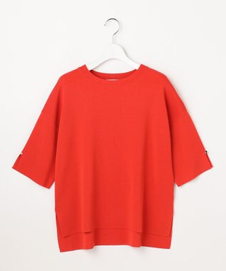 ANY SIS L 【アイスタッチ】ボートネックニット プルオーバー