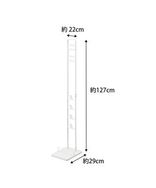tower コードレスクリーナースタンド プレート ホワイト ホワイト
