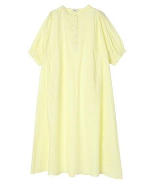 earth music&ecology ポプリンフレアワンピース Yellow
