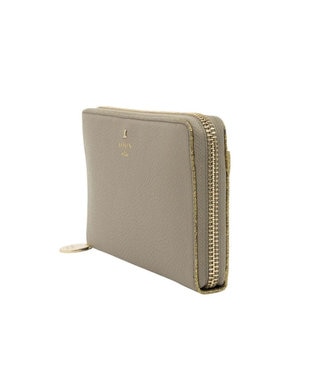 LANVIN en Bleu メラニー ラウンドファスナー長財布 グレージュ