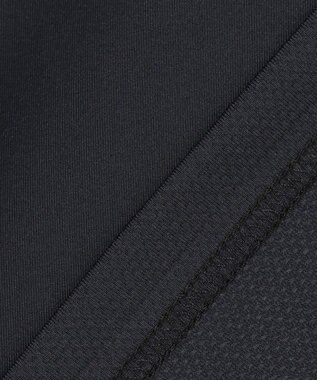 PW CIRCULUS 【UVカット / 吸水速乾 / 伸縮性抜群】【WOMEN】ウエスト切り替えモック T ブラック系