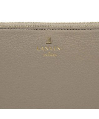 LANVIN en Bleu メラニー ラウンドファスナー長財布 グレージュ