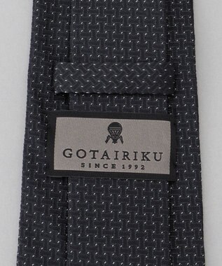 GOTAIRIKU GOTAIRIKU別注【日本製】シルク ネクタイ_小格子柄 ブラック系8