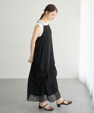 YECCA VECCA コットンスムースノースリーブトップス Off White