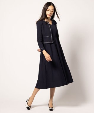 TOCCA 【洗える】ROSY FUTURE ニットジャケット ネイビー