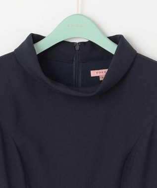TOCCA 【洗える】STYLE ICON ドレス ネイビー系