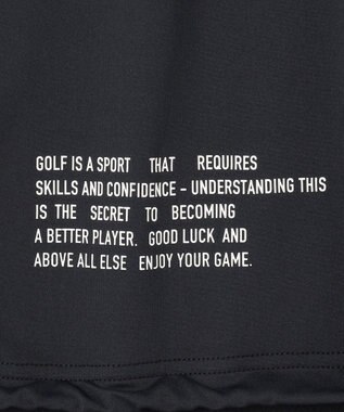 PW CIRCULUS 【UVカット / 吸水速乾 / 伸縮性抜群】【WOMEN】ウエスト切り替えモック T ブラック系