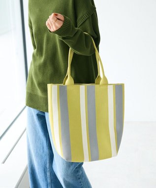 CRAFT STANDARD BOUTIQUE ストライプニットトート Stripe Yellow
