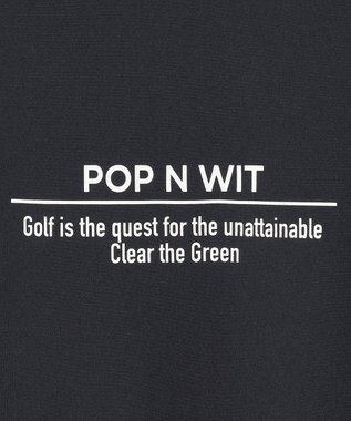 PW CIRCULUS 【UVカット / 吸水速乾 / 伸縮性抜群】【WOMEN】ウエスト切り替えモック T ブラック系