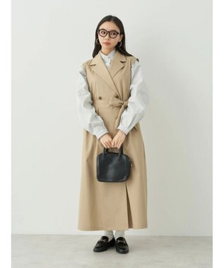 earth music&ecology ２ＷＡＹジレンチ Beige