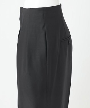 23区 【エステータ】ウールトロストレッチ パンツ ブラック系